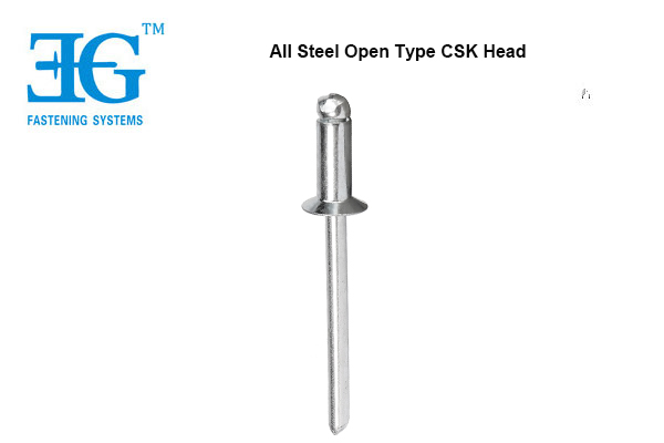 All Steel Open Type CSK Head