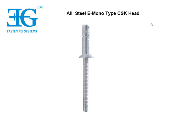 All Steel E-Mono Type CSK Head