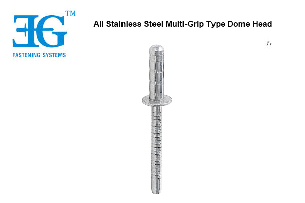 All Stainless Steel Multi-Grip Type Dome Head