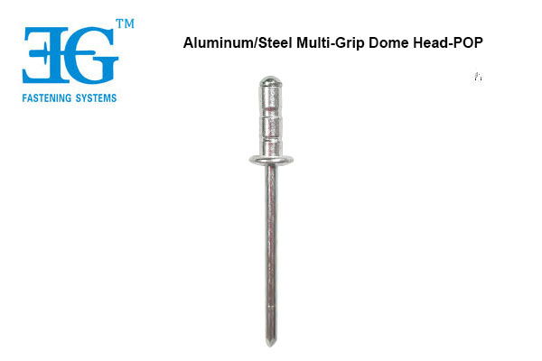 Aluminum/Steel Multi-Grip Dome Head - POP