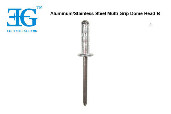 Aluminum/Stainless Steel Multi-Grip Dome Head - B